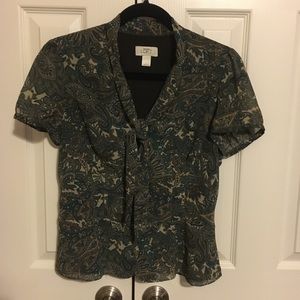 LOFT paisley top